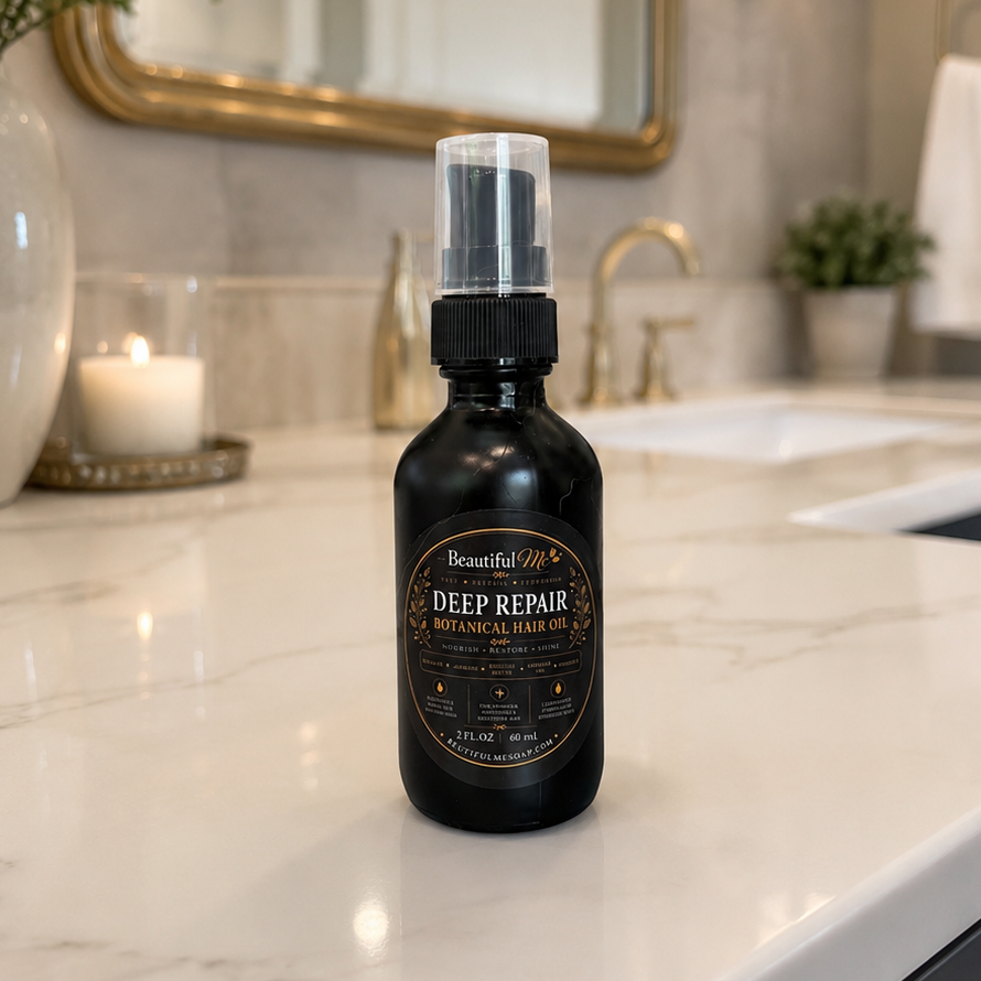 Deep Repair Botanical Hair Oil | Natural Shine & Frizz Control