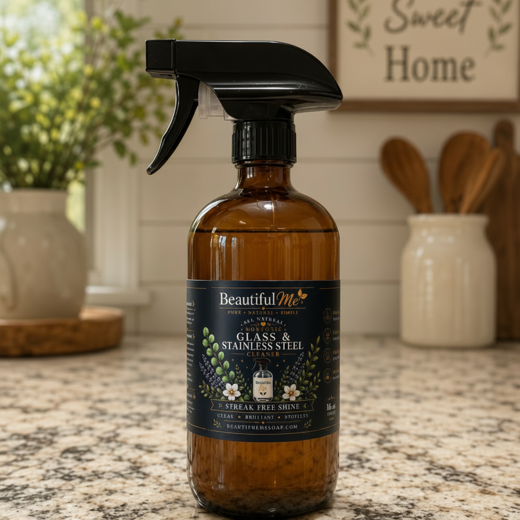 All Natural 16 oz Glass & Stainless Steel Cleaner