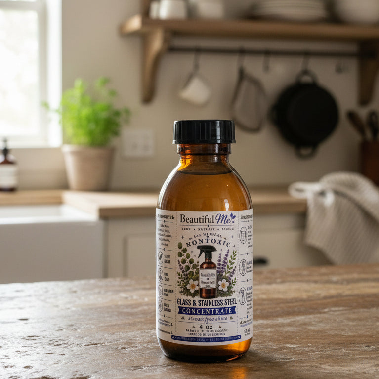 All Natural Glass & Stainless Steel Concentrate 4 oz