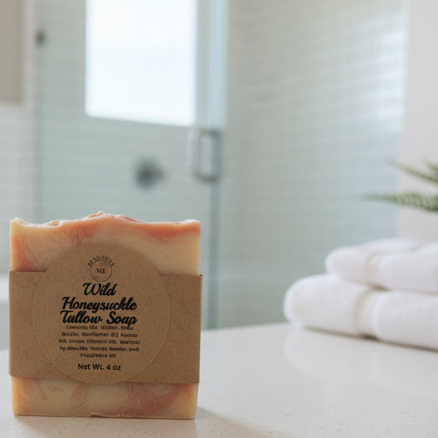 Wild Honeysuckle Tallow Soap Bar 4oz