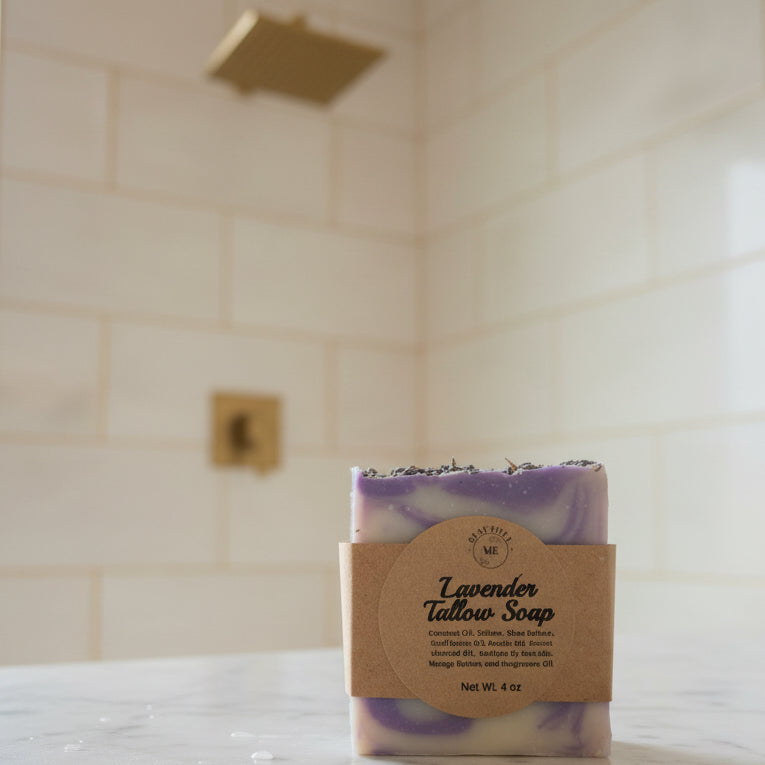 Lavender Tallow Soap 4oz