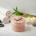 pink Himalayan  salt scrub